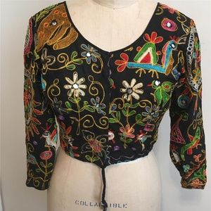 Khazana Multi-colored Embroidered Top Shirt